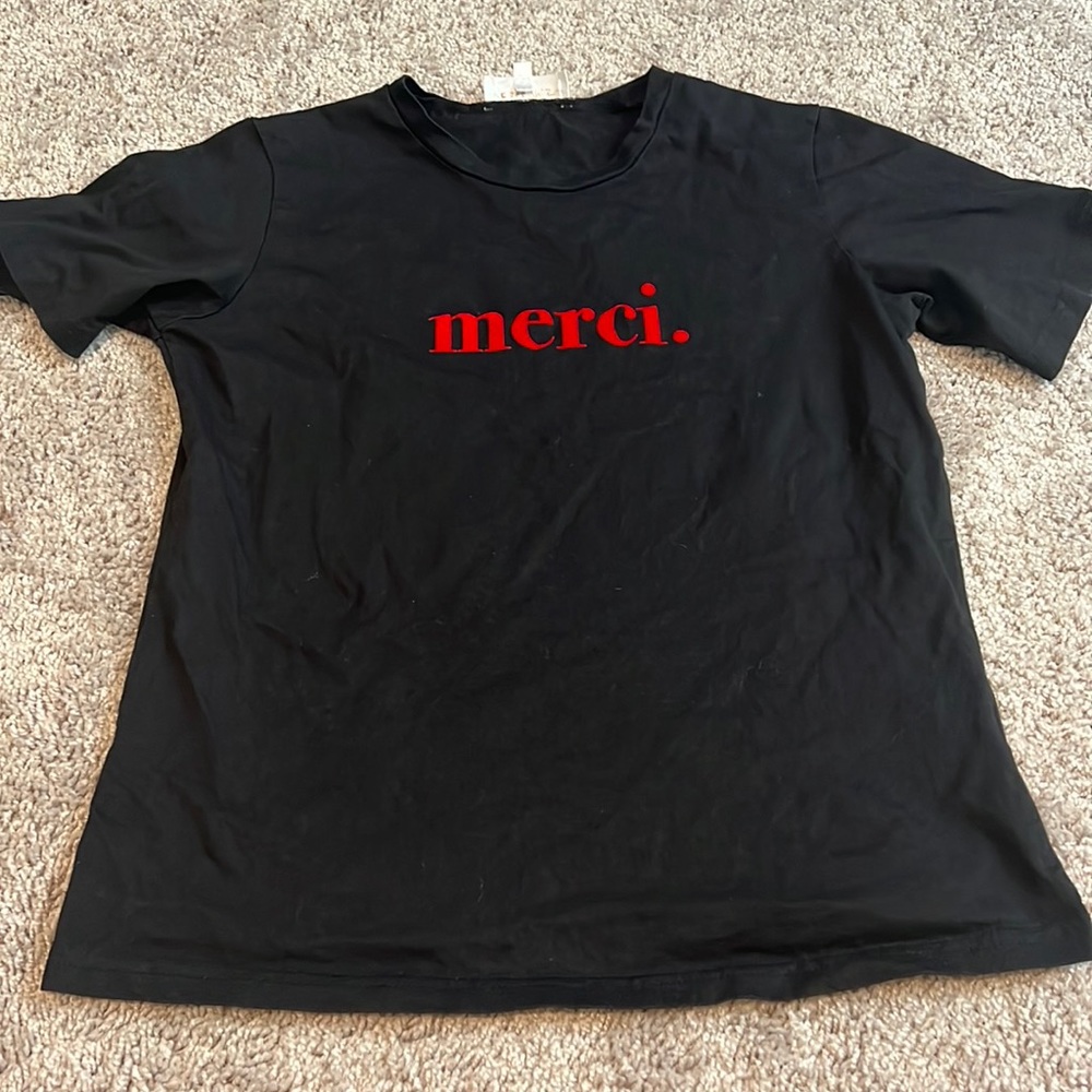 Small black Paris tshirt